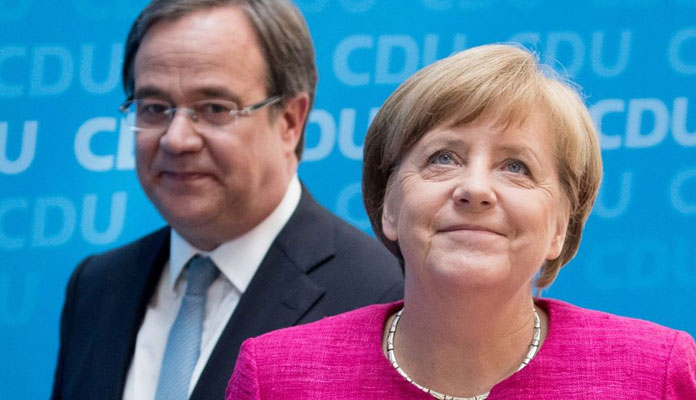 Almanya'da Merkel'in partisinin genel başkanı Armin Laschet oldu