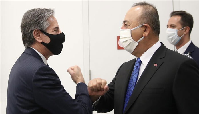 Dışişleri Bakanı Çavuşoğlu, ABD Dışişleri Bakanı Blinken ile bir araya geldi