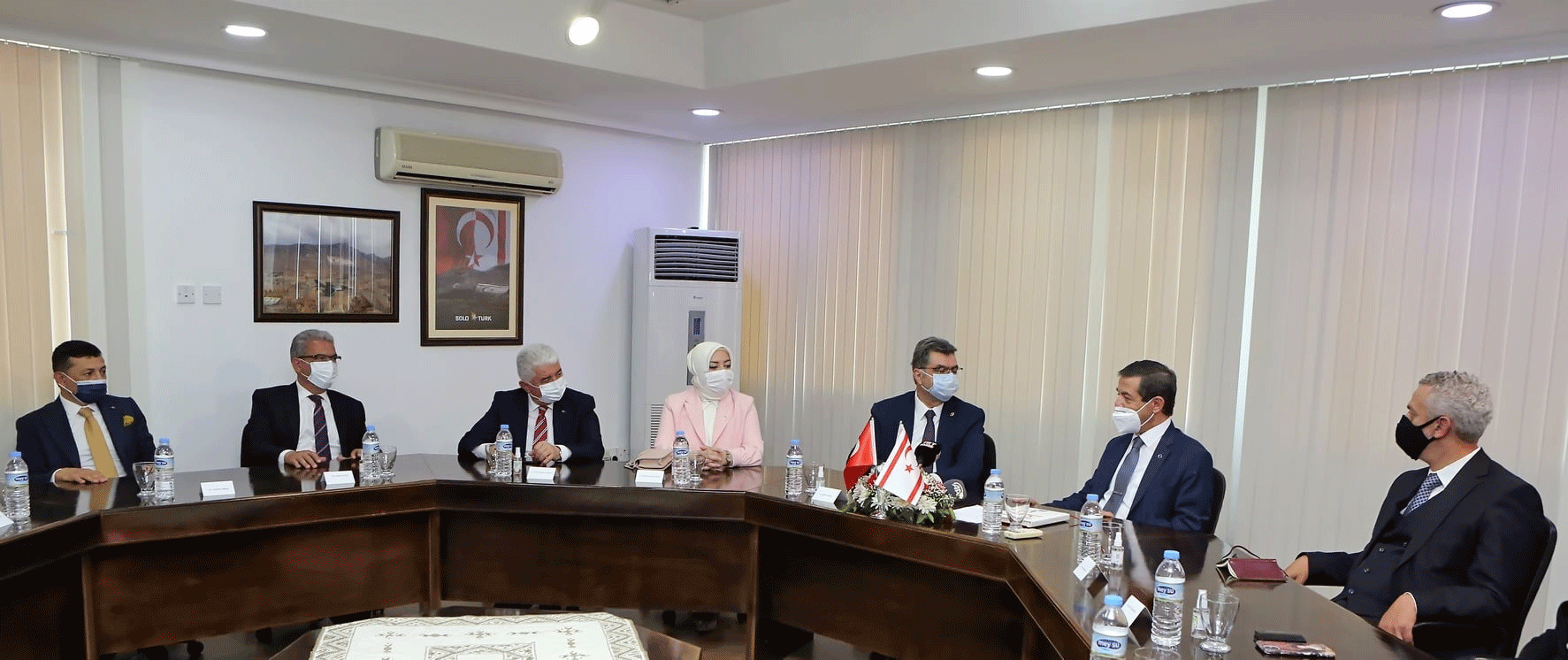 Ertuğruloğlu, TBMM-KKTC Dostluk Grubu’nu kabul etti