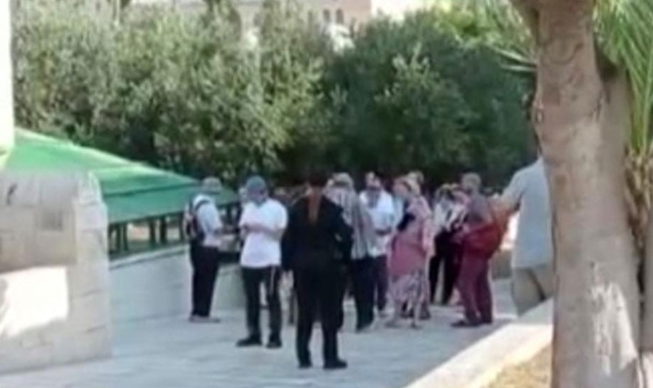 134 fanatik Yahudi Mescid-i Aksa'ya baskın düzenledi