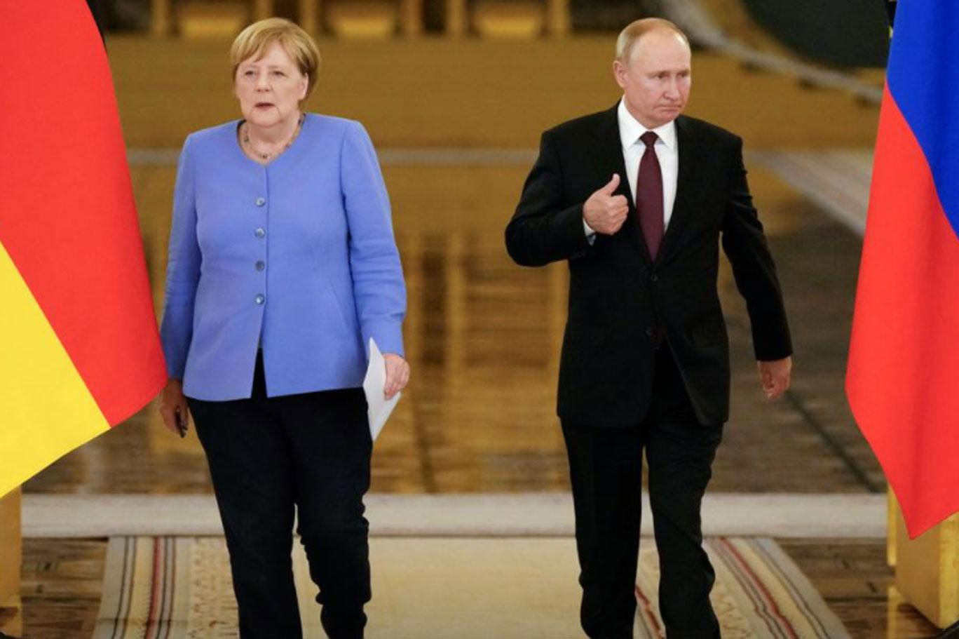 Merkel ile Putin'in ortak açıklamasında Afganistan ve Navalni gerilimi