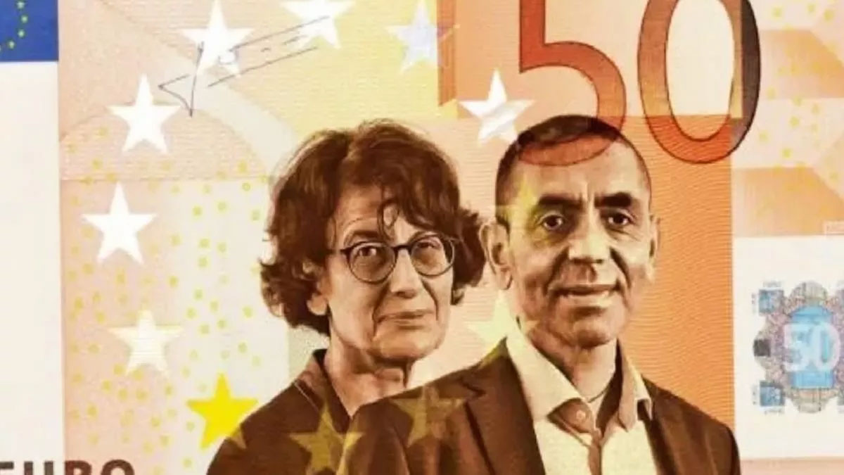 Almanya'da dikkat çeken öneri! ''Türeci ve Şahin'in resimlerini Euro'ya basalım''