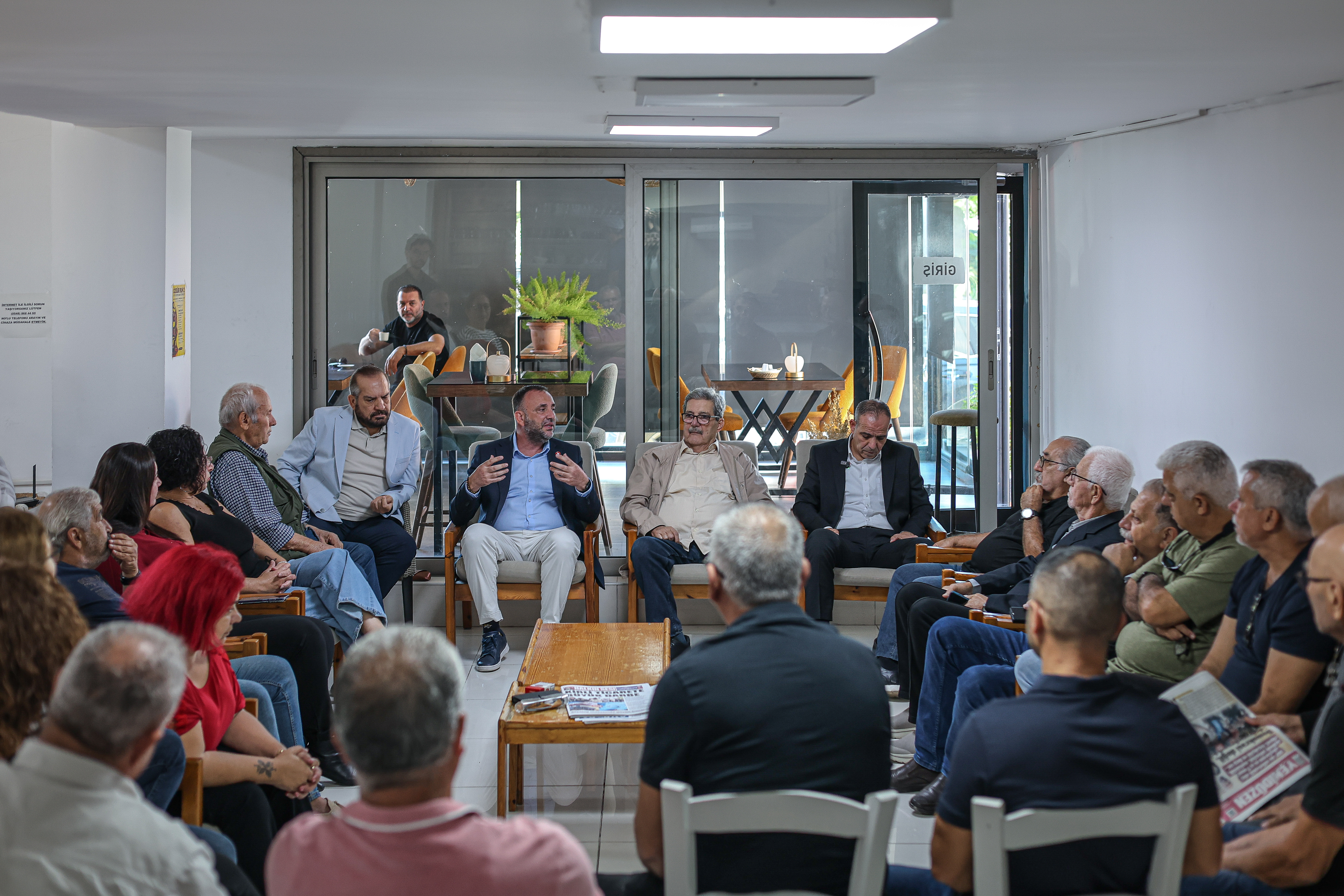 Çeler, Harmancı ve TDP milletvekili ile belediye meclis üyesi adayları eski KTAMS yönetimiyle görüştü