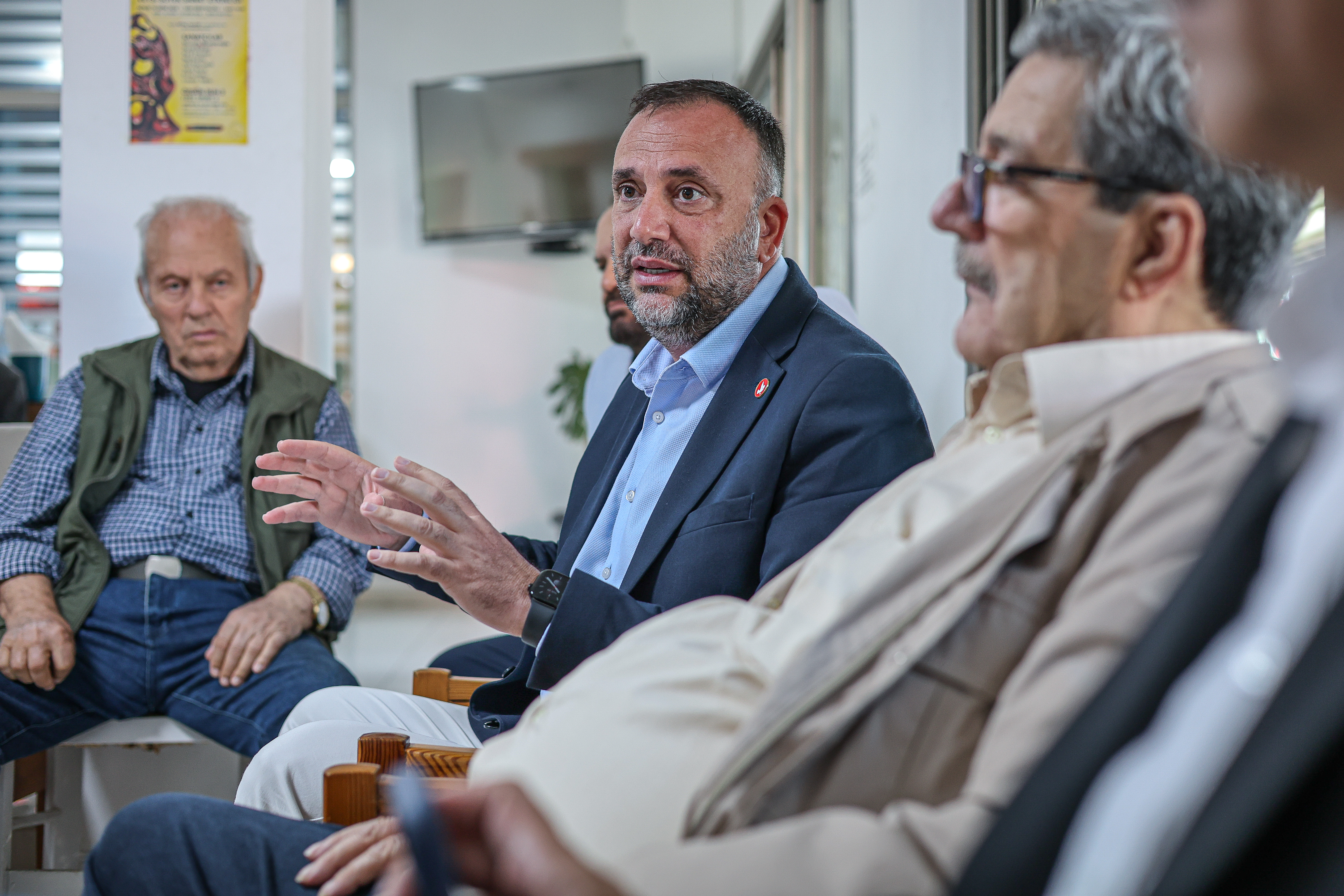Çeler, Harmancı ve TDP milletvekili ile belediye meclis üyesi adayları eski KTAMS yönetimiyle görüştü