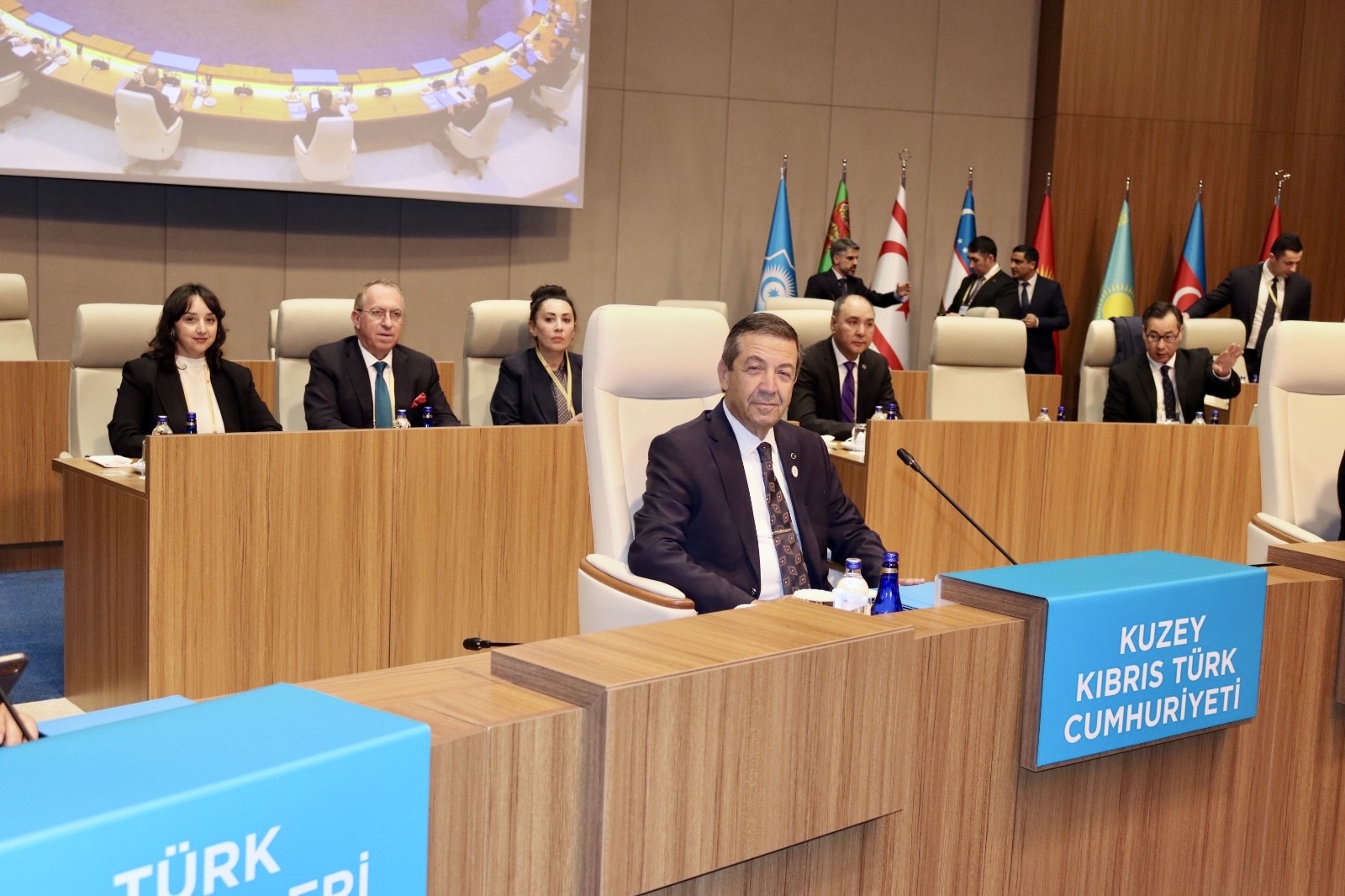 Dışişleri Bakanı Ertuğruloğlu, TDT Dışişleri Bakanları Toplantısı’nda konuştu:“Kıbrıs meselesindeki tutumumuz çok açık ve nettir”