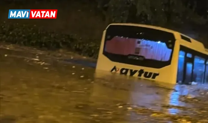 İstanbul'da 115 yıllık kayıtlardaki en yüksek üçüncü günlük yağış ölçüldü