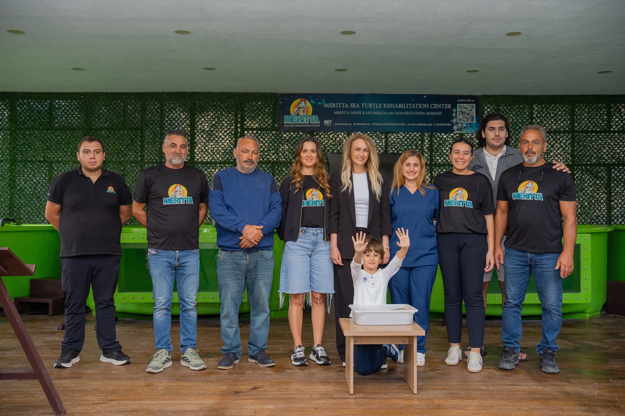 Meritta, altı deniz kaplumbağasını doğal yaşam alanına kavuşturdu