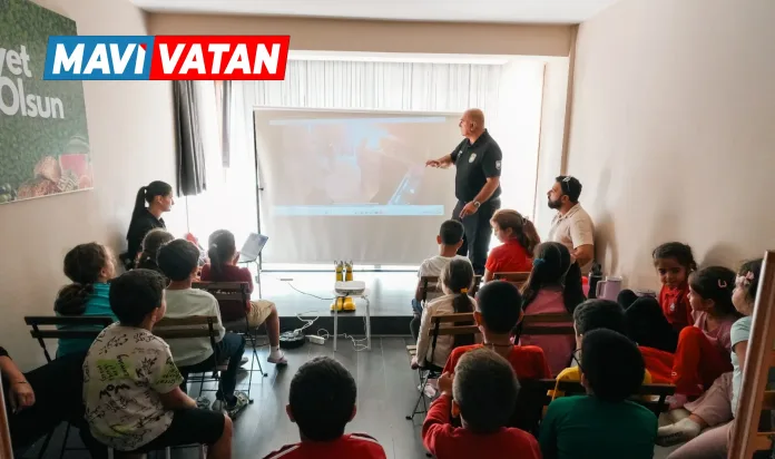 POLVAK, öğrencilere yangın güvenliği konusunda eğitim verdi