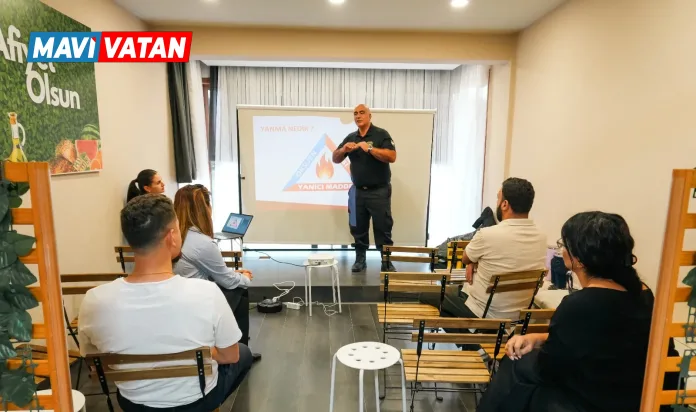 POLVAK, öğrencilere yangın güvenliği konusunda eğitim verdi