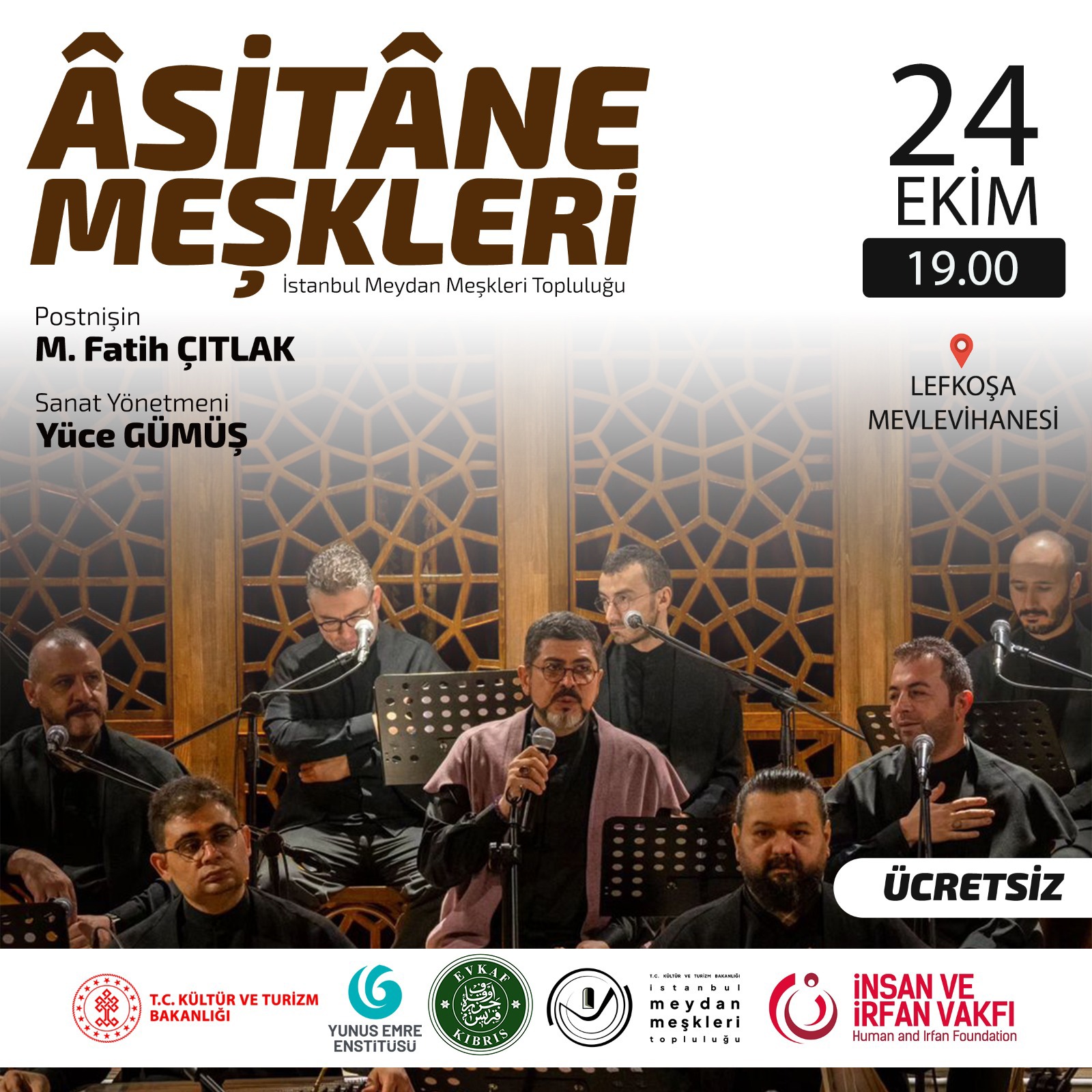 “Âsitâne Meşkleri” Lefkoşa Mevlevihanesi’nde gerçekleştirilecek