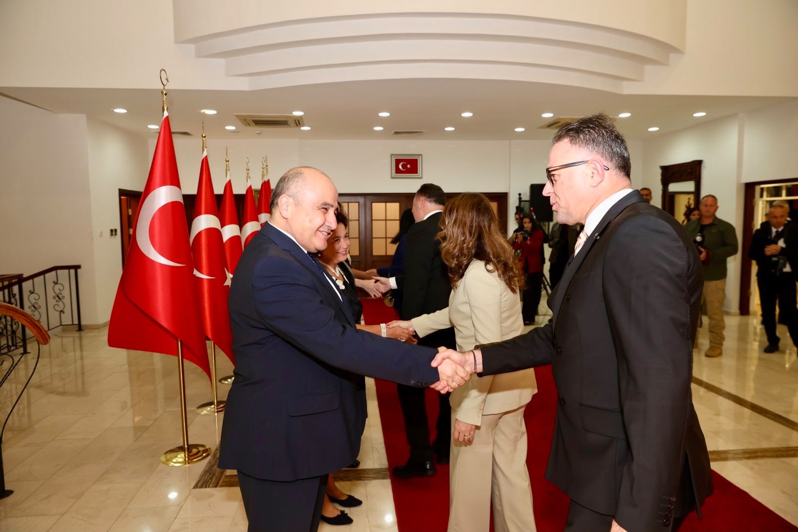 Türkiye’nin Lefkoşa Büyükelçiliği’nde 29 Ekim Cumhuriyet Bayramı resepsiyonu düzenlendi