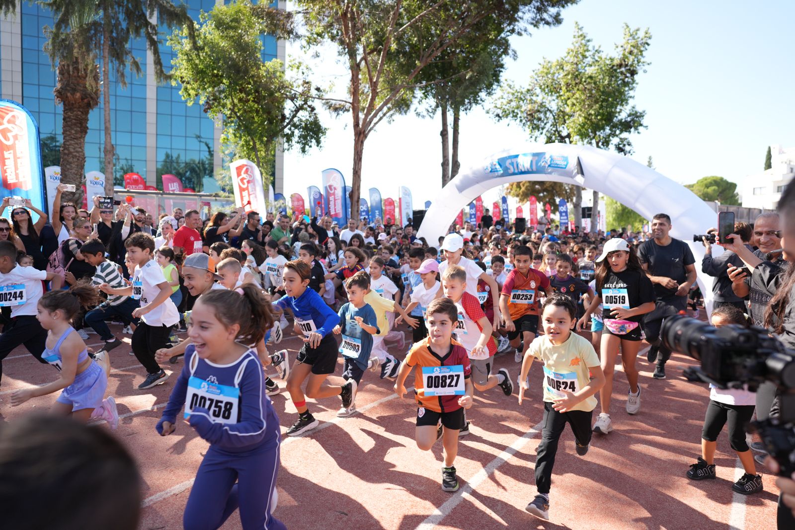 Ülker Lefkoşa Yarı Maratonu Çocuk Koşusu tamamlandı
